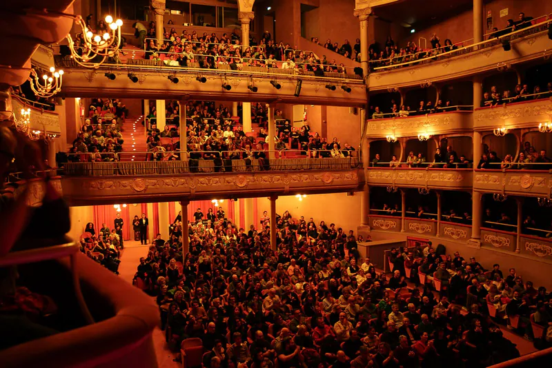 La sala del Teatro Malibran · Vinicio Capossela, Teatro Malibran, Venezia