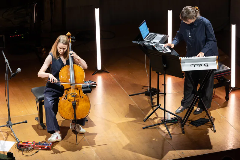 Il duo sul palco · Dobrawa Czocher e Natalia Czekała, Sale Apollinee, Teatro La Fenice